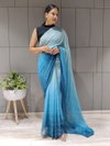 DAC Tassles Designer Chiffon Party Wear Readymade Sarees Wholesale Market In Surat
